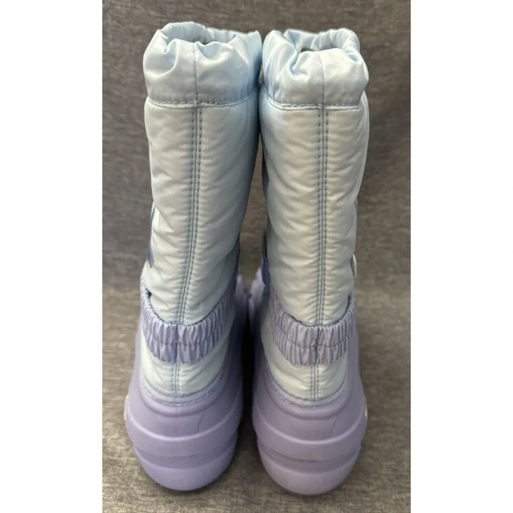 Sorel Disney Frozen II Elsa Big Girls Size 7 Purple Insulated Winter Snow Boots - Picture 4 of 9